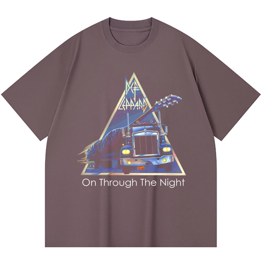 230 Gsm 100% Cotton Heavy Metal T-Shirt Rock Band Popular Music Print Unisex Heavy Cotton T Shirt