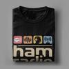 Herren Ham Radio Operator Amateurfunk T-Shirts Reine Baumwolle Kleidung Lustige Kurzarm Rundhals T-Shirts Übergrößen T-Shirts