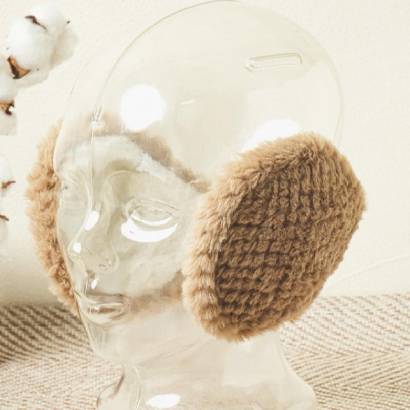 Daiso Große Pelz-Ohrenschützer Beige