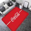 C-Coca C-cola Vintage Logo Rohožka Omyvatelná Protiskluzová Rohožka do Obývacího Pokojového Prostoru u Pohovky a Křesel Kuchyňská Rohožka Před Dveřmi Koberec