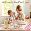 Pasta Making Tools Kit, Ravioli Maker Set with Rolling Pins, Gnocchi Board, Stamps, Cutter & Baking Mat