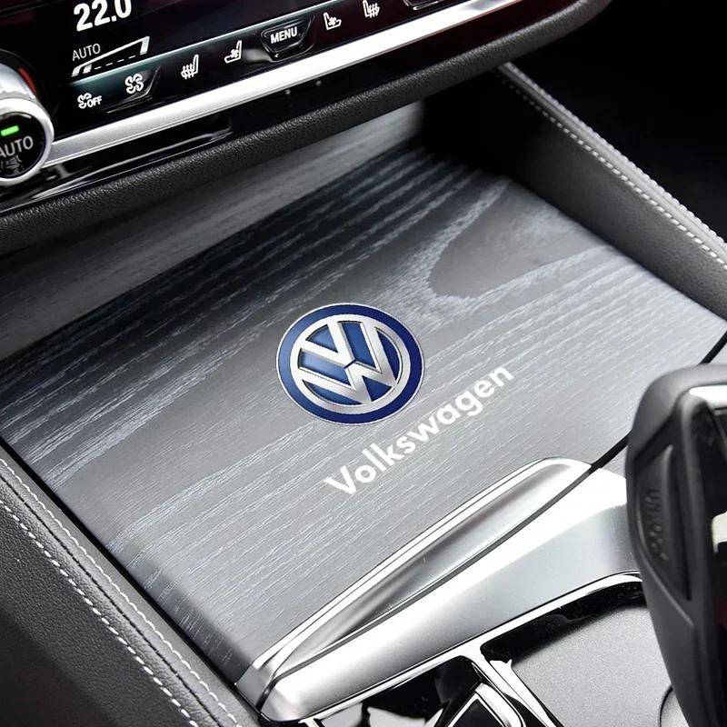 Car Emblem Logo Decorative Stickers Badge Decal Interior Styling For Volkswagen VW Scirocco Jetta Beetle Golf Passat Tiguan