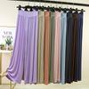 Modal High-Waisted Wide-Leg Drawstring Pants - Plus Size, Casual, Versatile, Slimming, Spring/Summer.