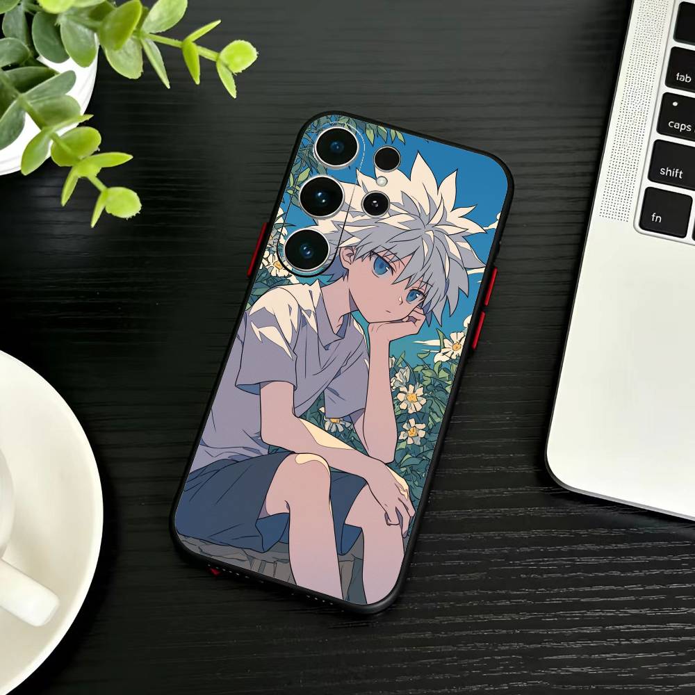 S-Killua Zoldyck H-Hunter X Hunter Phone Case For Samsung S26,S25,S24,S23,S22,S21,S20,Plus,Fe,Lite,Others Black Cover