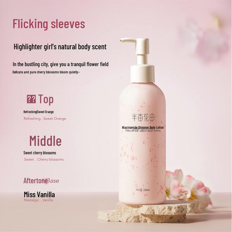 

Ban Miantian Niacinamide Cherry Blossom Body Lotion