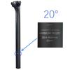 Full Carbon Fiber Bicycle Seat Post Mountain Road Bikes T700 5/20 Offset Compatible