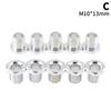 M10 Threaded Tube With Nut For Lamps Hollow Screw Metal Pipe Teeth Whitening Theead Repair Lighting Base Connecting Accessories