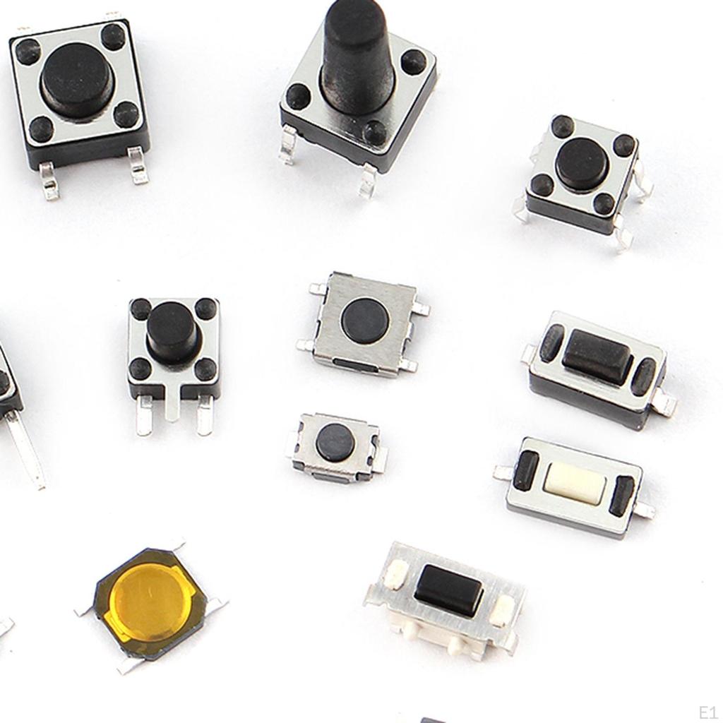 125pc/set 25 Value Button Switch assortment set DIY for TV Electronics Audio Equipment