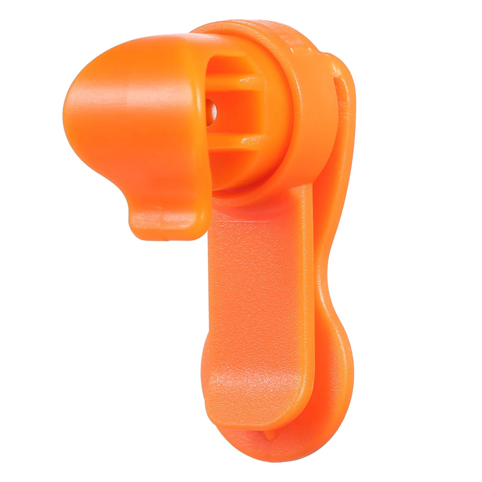 Outdoor Hiking Backpack Hanger Magnetic Drinking Tube Water Bladder Clip Rotatable Drinking Tube Clip Drinking Water Bag Clip оранжевый