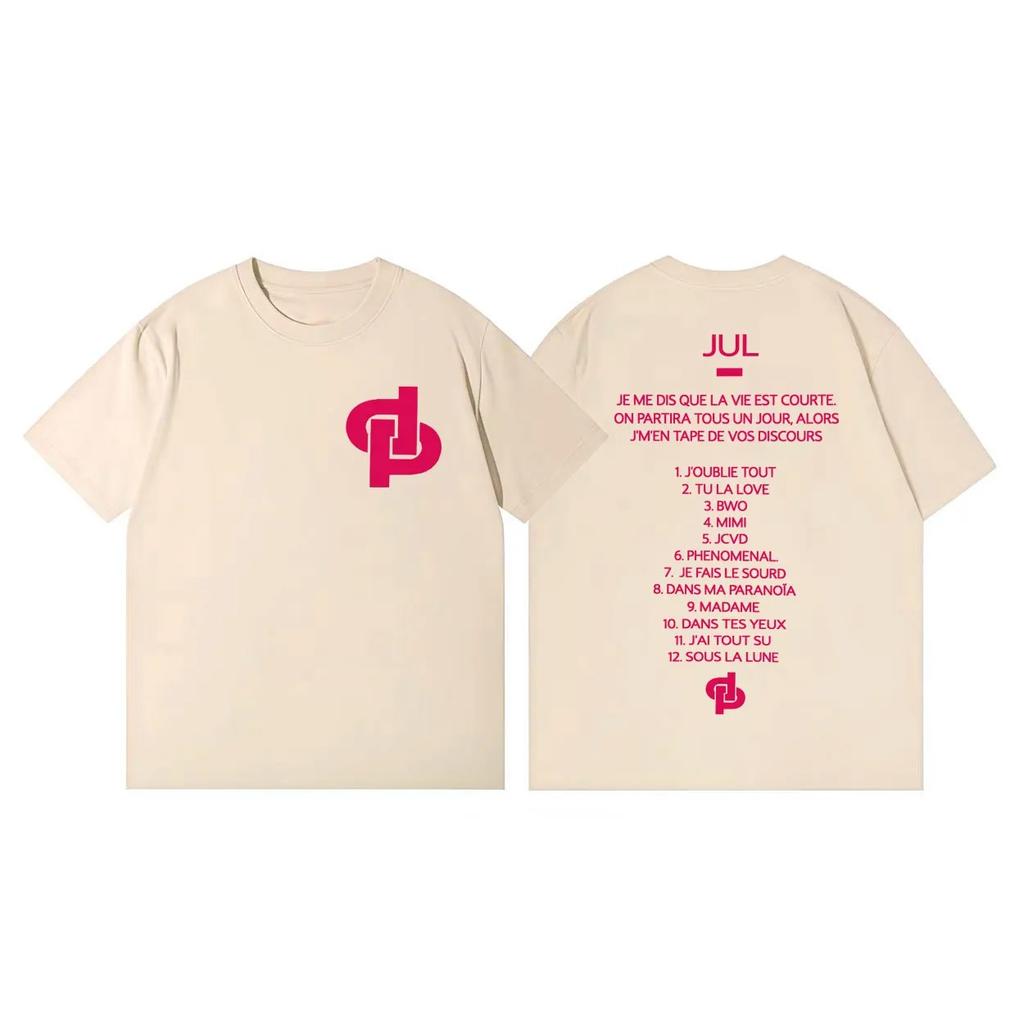 Jul July Tour 2026 Summer UNISEXs Womens Cotton Tshirts Harajuku Y2k Oversized Tshirt Fashion Casual Round Neck Vintage