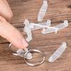 Transparent Connection Clip 100Pcs Nail File Accessory Widely Used Folding Clip  Hand Account