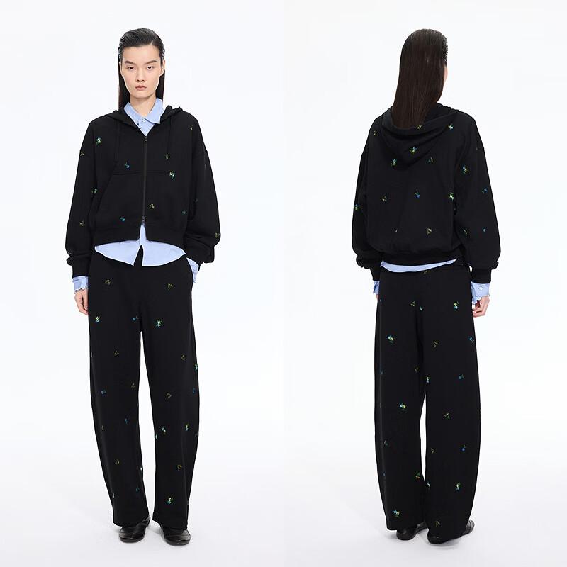 JNBY 2026 Spring Hooded Zipper Sweatshirt