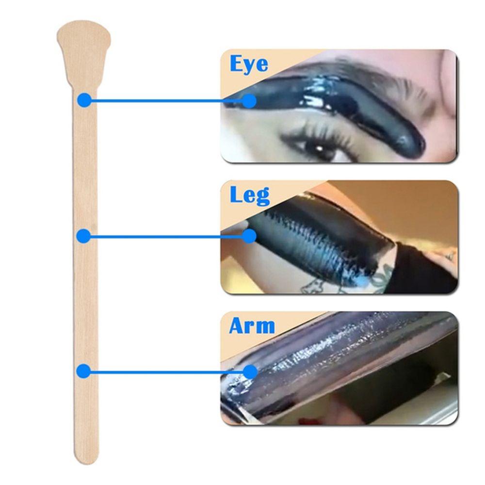 Spatulas Face Wiping Wax Tool Wax Sticks Body Hair Removal Sticks Waxing Applicator Sticks