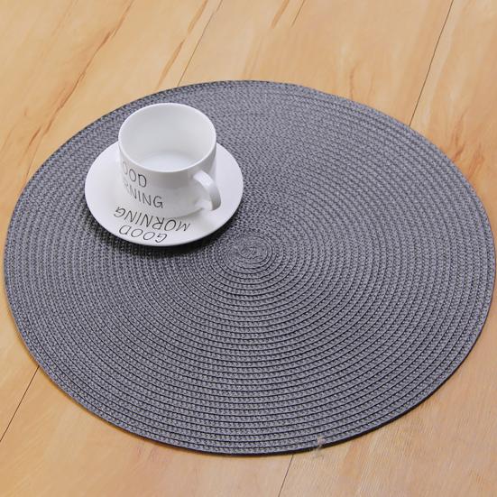 Decorative Placemat Round Heat Resistant Table Mat Handmade Anti-Scald Insulation Pads Coasters Kitchen Home Decor
