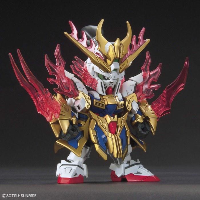 BANDAI SPIRITS SD Gundam Sangoku Souketsuden Zhang Fei God Gundam Color-Coded Plastic Model BAS5056754 Multicolor One Size