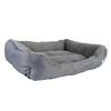 Pet Cushion PP Cotton Soft Skin Friendly Comfortable Waterproof Pet Bed for 4 Seasons Gray M