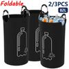 1/2/3Pcs 82L Folding Bottle Storage Basket, Kitchen Waste Bottle Recycling Bag with Soft Handles, Portable Wastewater Bottle Collector