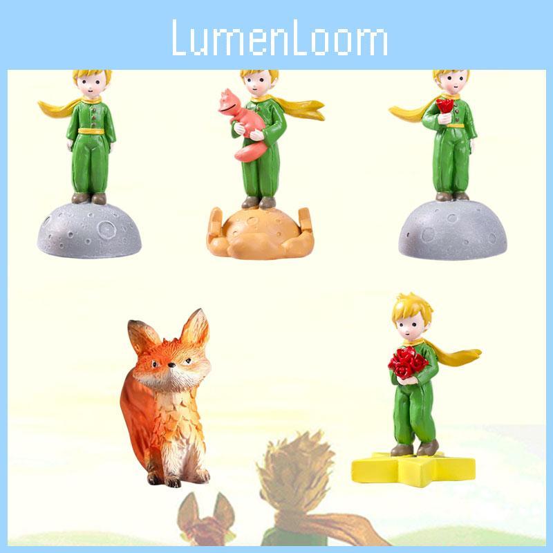 Unique Little Prince Diy Resin Crafts Fox Cake Baking Eternal Flower Mini Ornaments