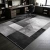 Minimalism Black White Gray Geometric Study Carpet Antiskid Easy Cleaning Living Room Rug Washable Room Decoration Home Mat