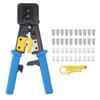 Ethernet Crimping Tool Kit RJ45 RJ12 RJ11 Connector Handheld Crimper with Network Wire Stripper