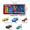 Cars Lightning Mcqueen Alloy Toy Car Set For Childrens Cartoon Gift Fun Box