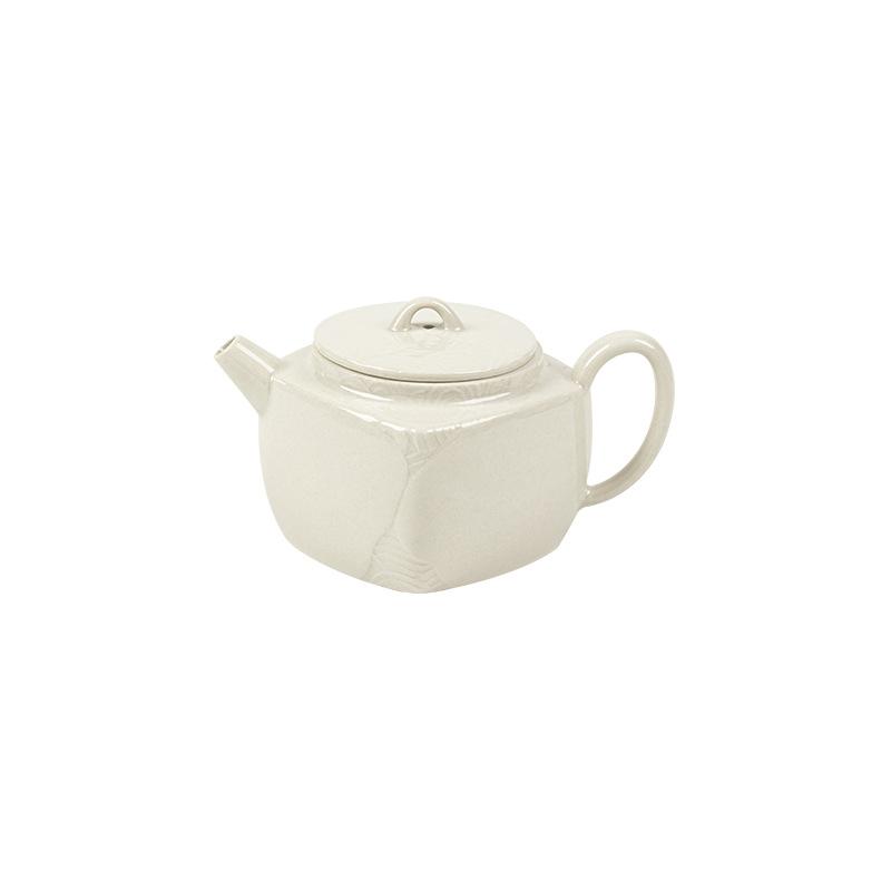 

90 мл Квадратный чайник с глазурью из растительной золы Традиционный заварочный чайник Чайник для заваривания чая с фильтром Аксессуары для чайной церемонии