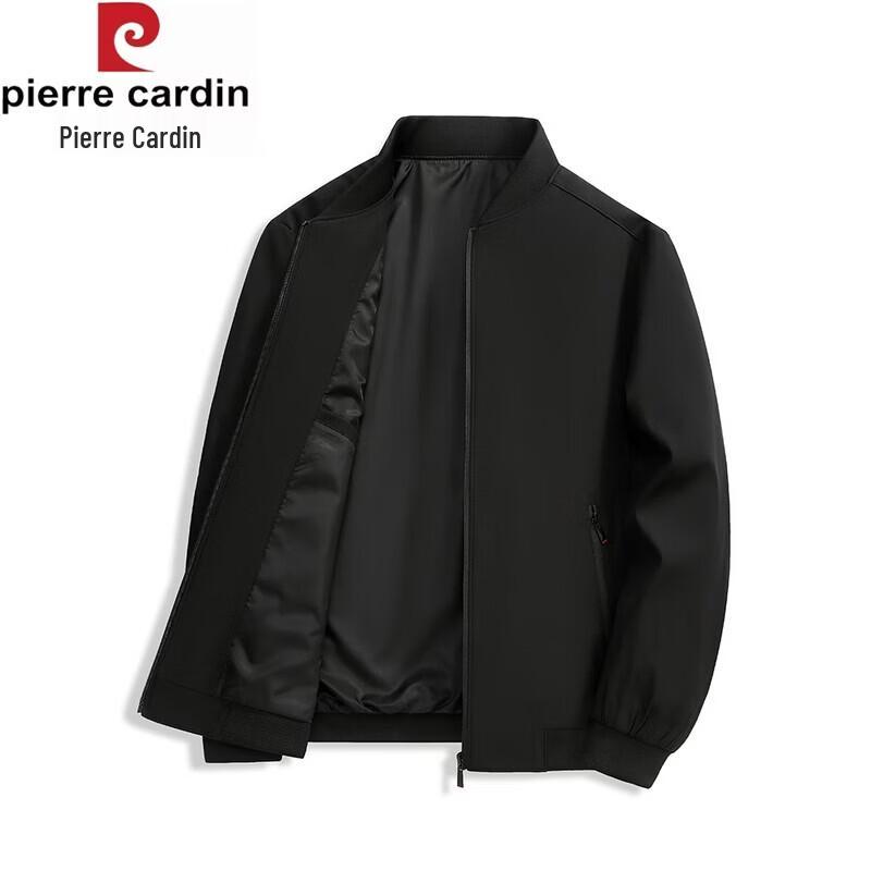 Pierre Cardin Men's Cotton-Padded Baseball Collar Casual Jacket