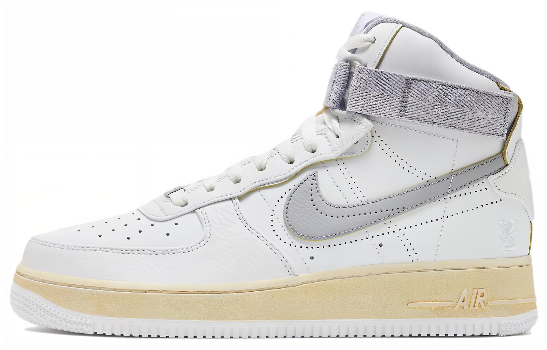 

Nike Air Force 1 High 07 Premium White Wolf Grey DV4245-101 37.5