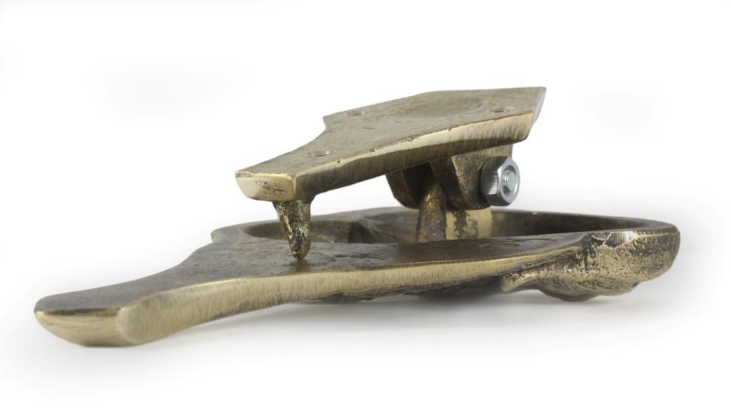 Border Terrier - Kołatka Do Drzwi W Kształcie Głowy Psa, Mosiężna Kołatka, Retro Dekoracja Na Drzwi Marki Art-Dog