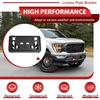 Front License Plate Frame Bracket Compatible with 2021-2023 Ford F150 F-150(2.7L, 3.0L, 3.5L, V6 Engines) License Plate Mounting Frames Replacement