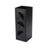 Modern Metal Umbrella Stand with Hollow Design,Waterproof Freestanding Holder for Home,Office and Hotel Entryways