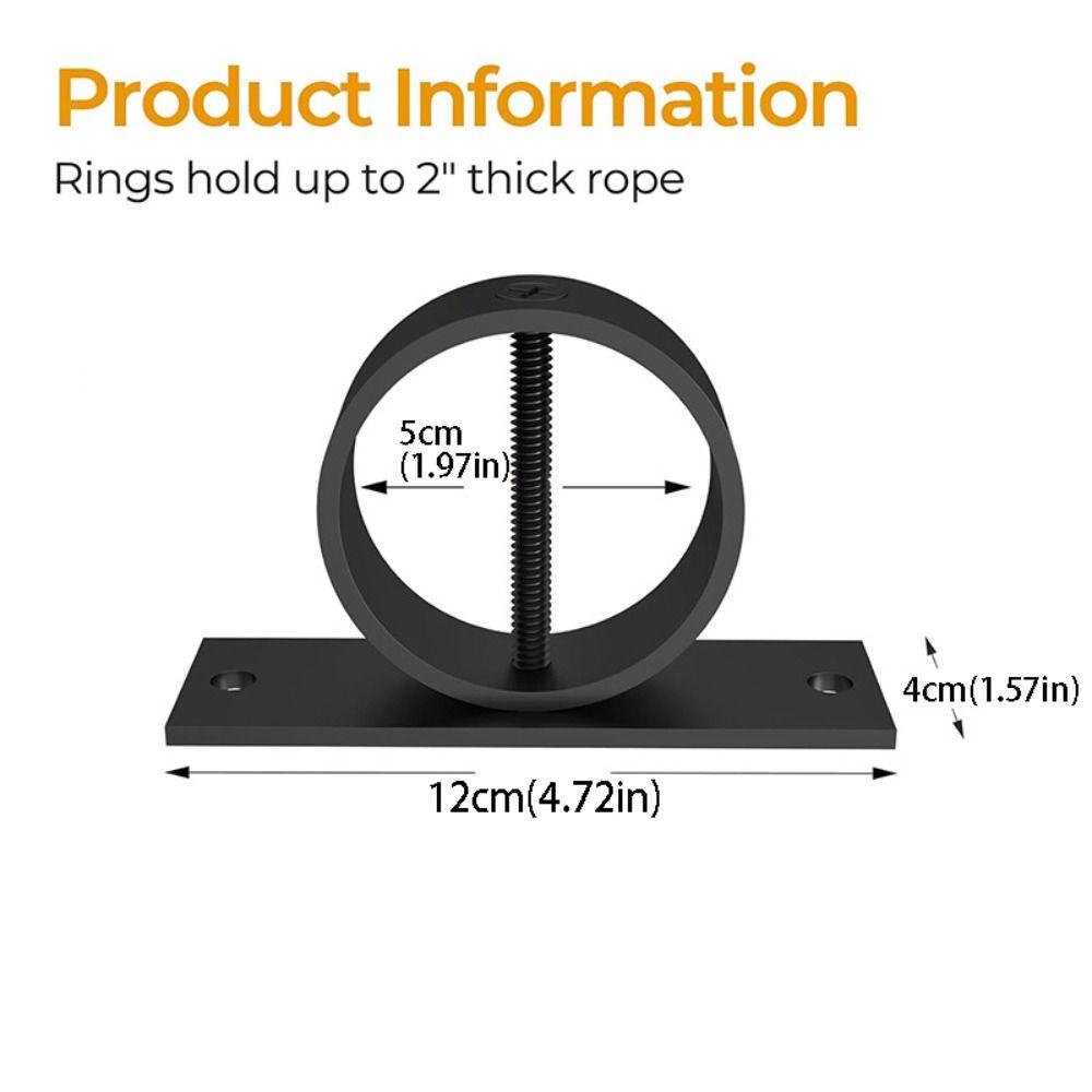 Rostschutzbeschichtung Seilklemmen Edelstahlmaterial Dekorative Seilgeländer Landschaftsgestaltung