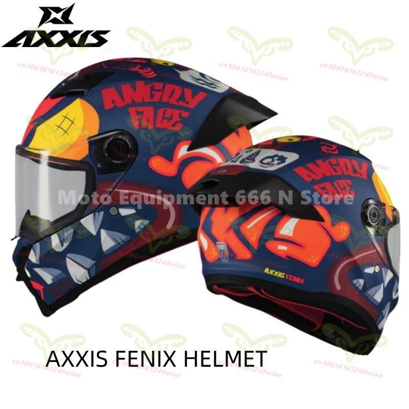 Original AXXIS FENIX Helmet Visors MT-V-31B AXXIS Lens Replacement Lens Quick Release Capacete De Moto Accesorios Para Moto
