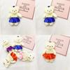 Cute Cartoon Teddy Bear Plush Toy Wholesale Wedding Decoration Wedding Gift Hanging Pendant Characters)