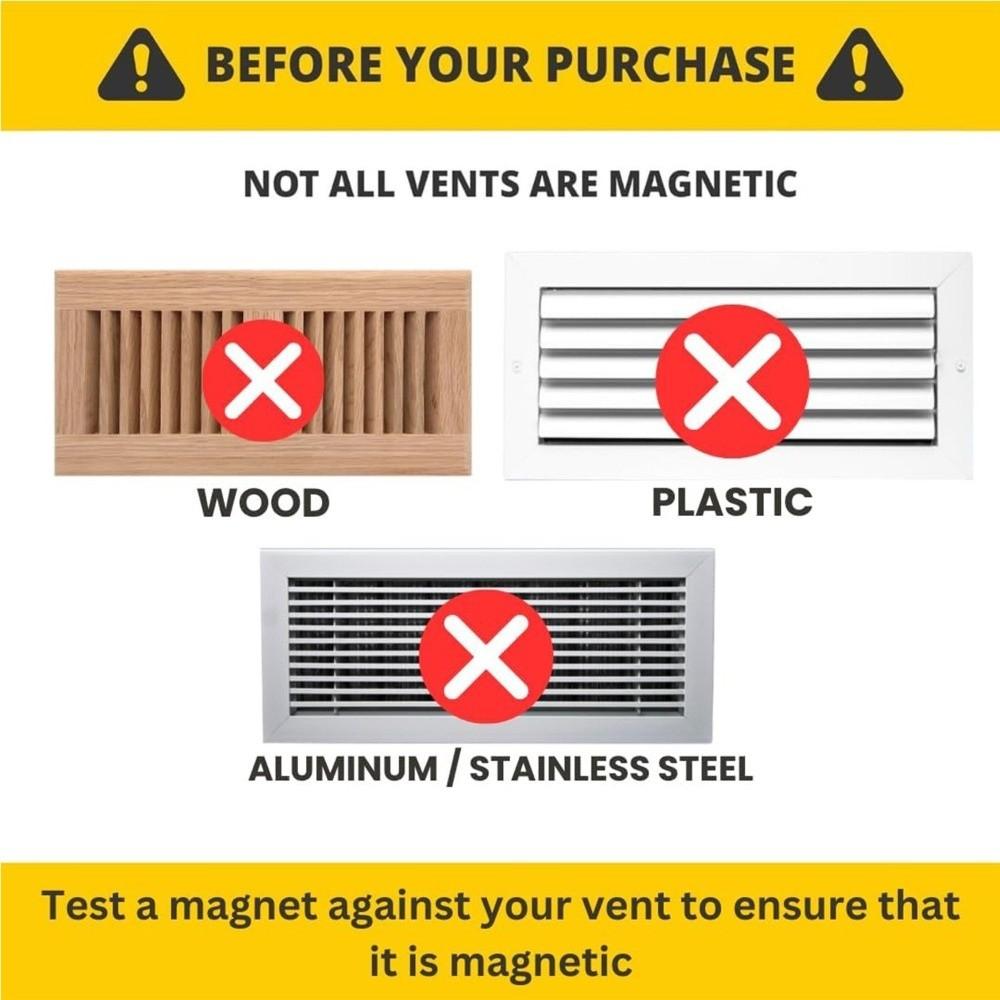 Magnet Sheet Magnetic Vent Covers Air Circulation Ceiling Vent Covers  Floor Vents