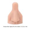 Nose Model Soft Flexible Reusable Simulation 3PCS 3D Silicone Nose Model for Practice Teaching Silicone Prosthetic Nose