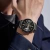 SANDA Fashion Men Chronograph Wristwatches Stainless Steel Waterproof Luminous Man Watch Date Quartz Business Men's Watches