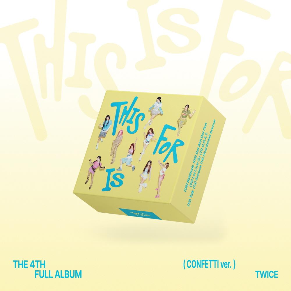 

TWICE - Vol.4 THIS IS FOR [CONFETTI ver.] CD