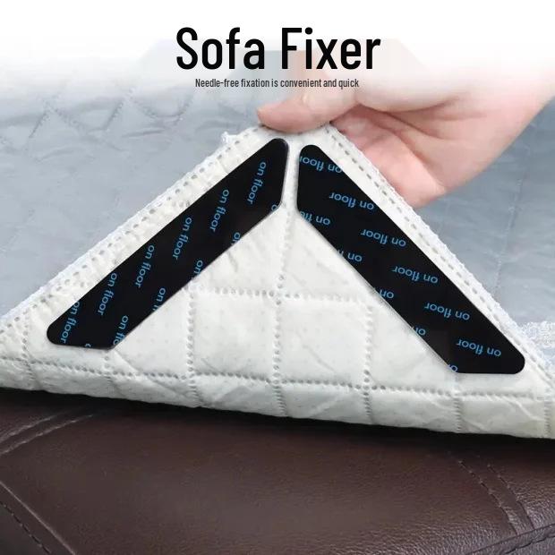 Newcomer Welcome: 12-Pack Anti-Slip Door Mat Fixing Stickers - Suction Cup Design for Entry Mats