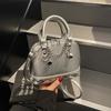 Niche Design High-end Handbag Small Bag New Champagne Gold Shell Bag Fashionable Shoulder Oblique Span Bag