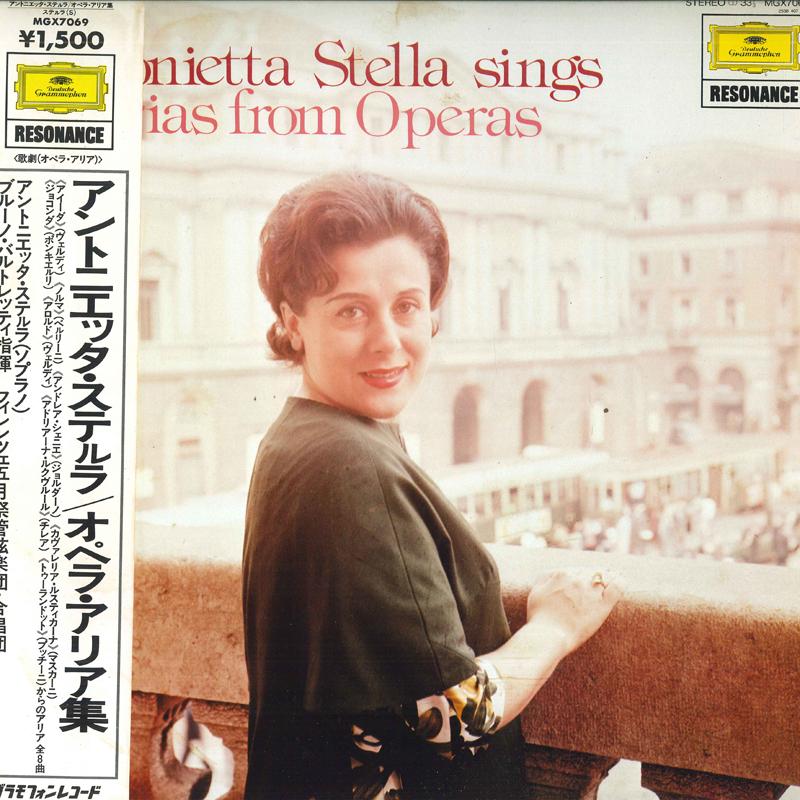 

LP Record ANTONIETTA STELLA, CHORUS & ORCHEST - Antonietta Stella Sings Arias From MGX7069 DEUTSCHE GRAMMO Japan Classical Used