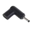 Typ-C-Buchse auf DC 3,5 mm x 1,35 mm Ladeadapter 90-Grad-Konverter DC-Netzteil