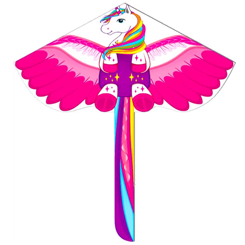 

Розовый Единорог Вэйфанский Воздушный Змей для Детей - Популярный Мультяшный Дизайн