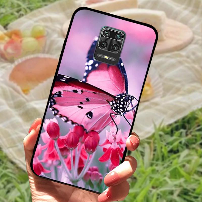 For Xiaomi Redmi Note 9 Cases Soft TPU Silicon Cartoon Phone Back Cover On Redmi Note 9 Pro Coque Note 9s Note 9 s Bumper Fundas