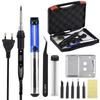 80W elektrická páječka Digitální displej s nastavitelnou teplotou Elektronické svařování Opravné nástroje s pájecími cínovými hroty