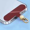 360° Rotatable Phone Lanyard Gasket Hanging Cord Tpr Metal Phone Patch Metal Ultra Thin Phone Card Clip Replacement