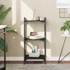 Bookshelf 3 Shelves Black 40 X 30 X 86 Cm Engineered Wood