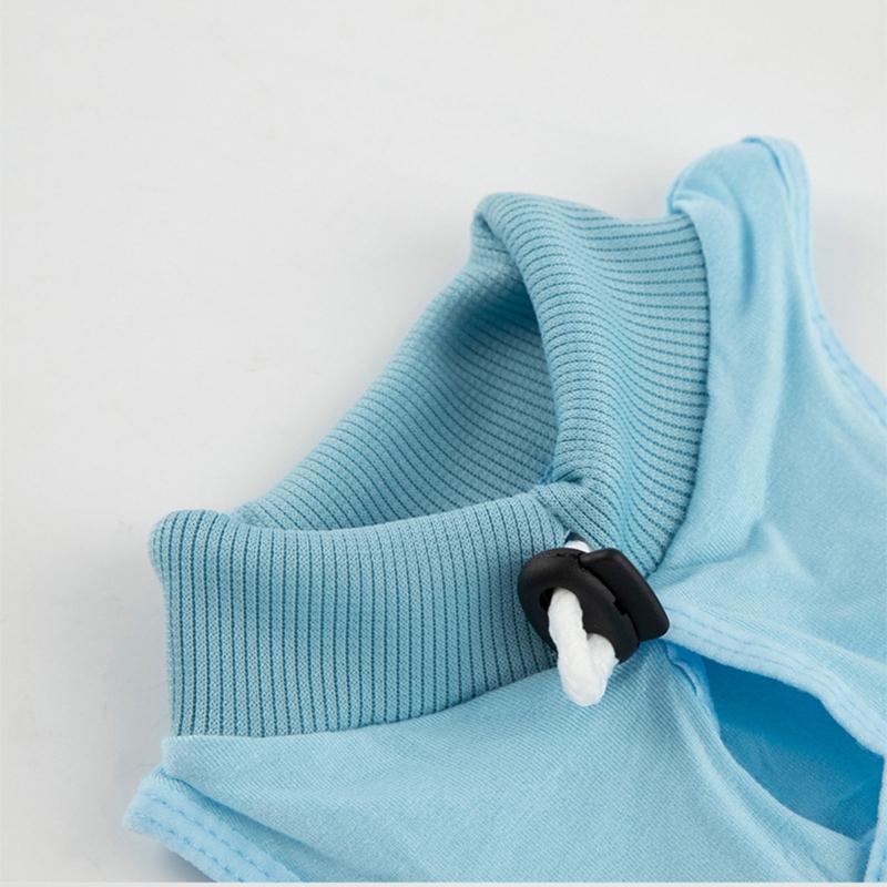 Pet Recovery Suit for Cats After Surgeries Protects Abdominal Area from Licking Features Tailored Opening for Male Cats