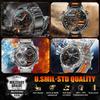 New TANK Ultra 1400mAh Battery Military Smart Watch 10ATM Waterproof Heart Rate Tactical LED Flashlight Men Sports Bracelet