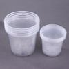 5 Stück Transparenter Plastik-Blumentopf Drainageloch Topf Gartenarbeit Wurzelwachstum Sichtbarkeit Für Alle Pflanzen Wasserschadenschutz